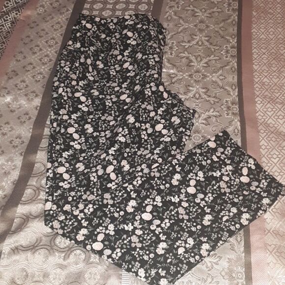 Cynthia Rowley Floral Work Pants Size 12 - Picture 4 of 5